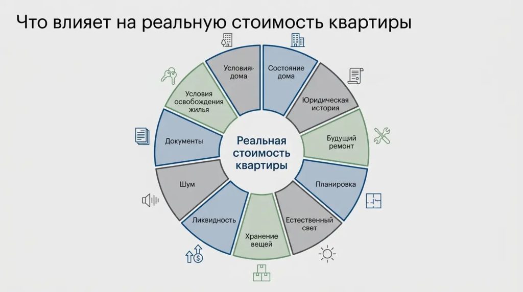 Что влияет на реальную стоимость квартиры 